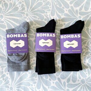 NEW! 3 Bombas Modern Rib Calf Socks